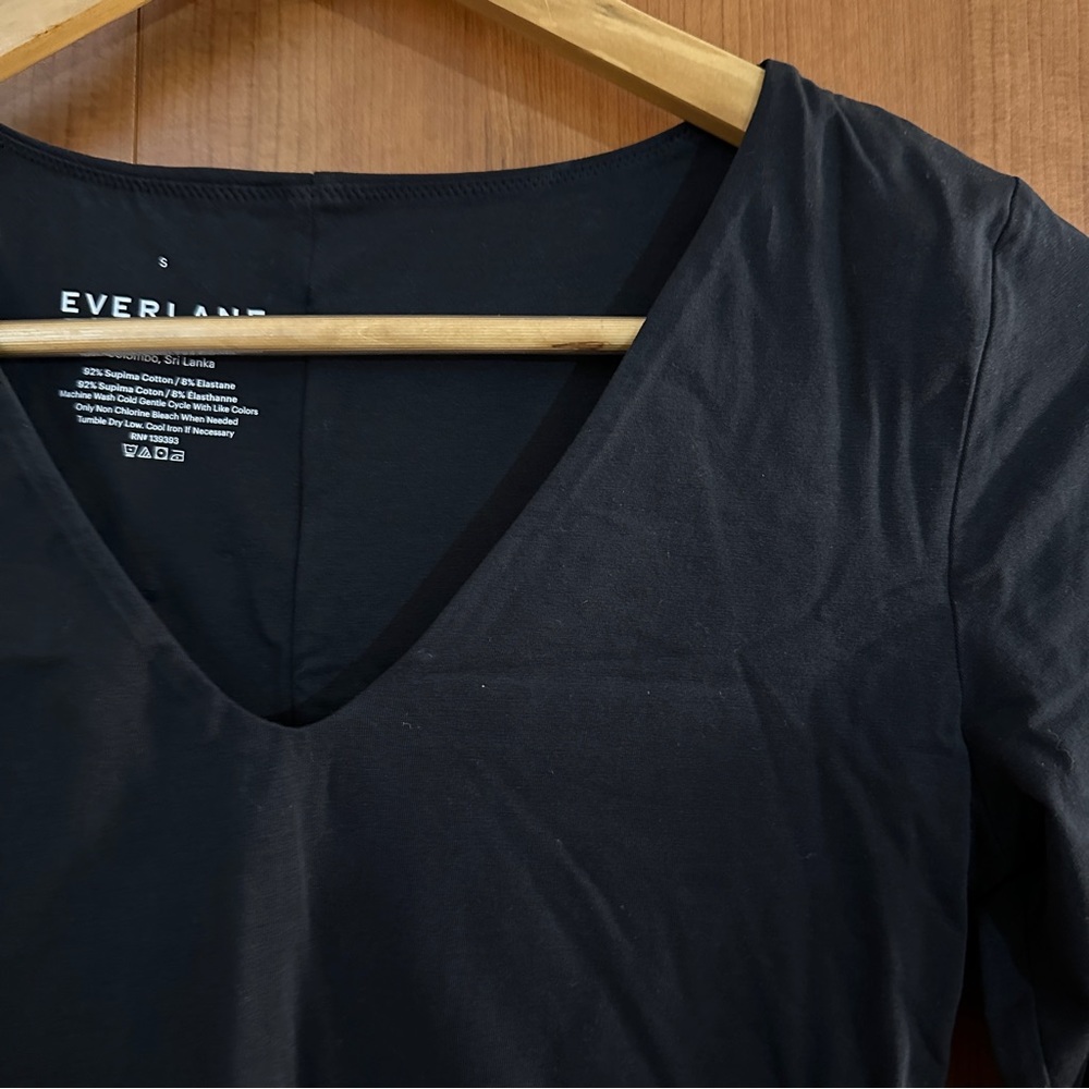 Everlane V neck Bodysuit